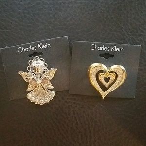 NWT- Charles Klein brooches